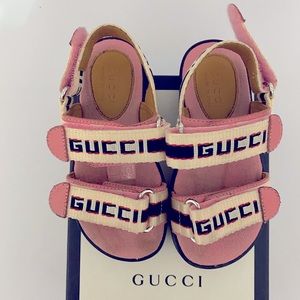 toddler girls Gucci sandals, US girls size 7